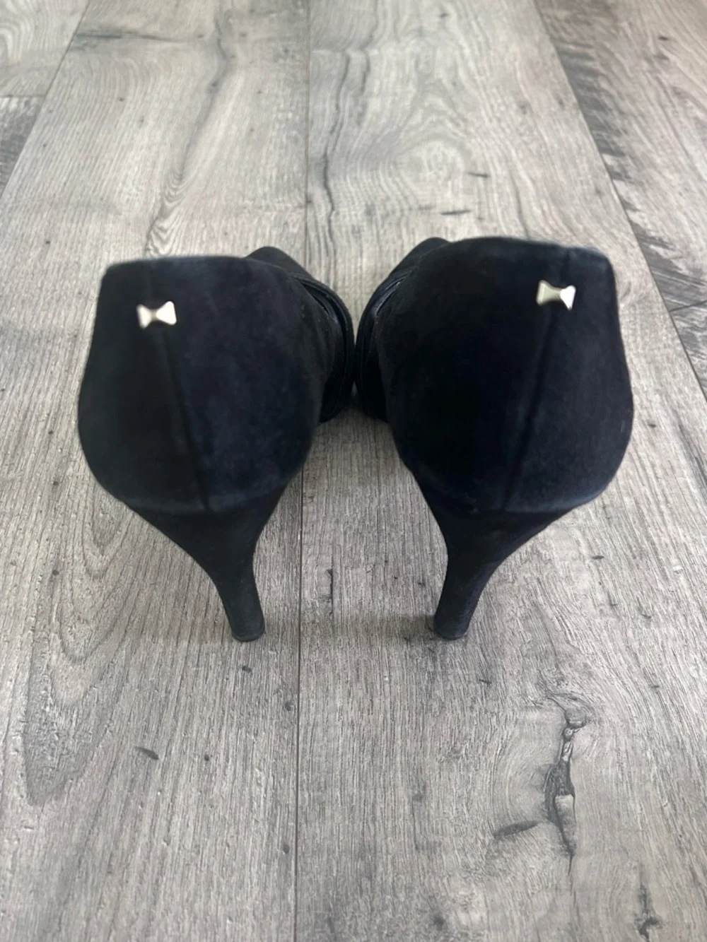 Ted Baker Black Suede Heels Size EU 40, U.S. 9.5-10